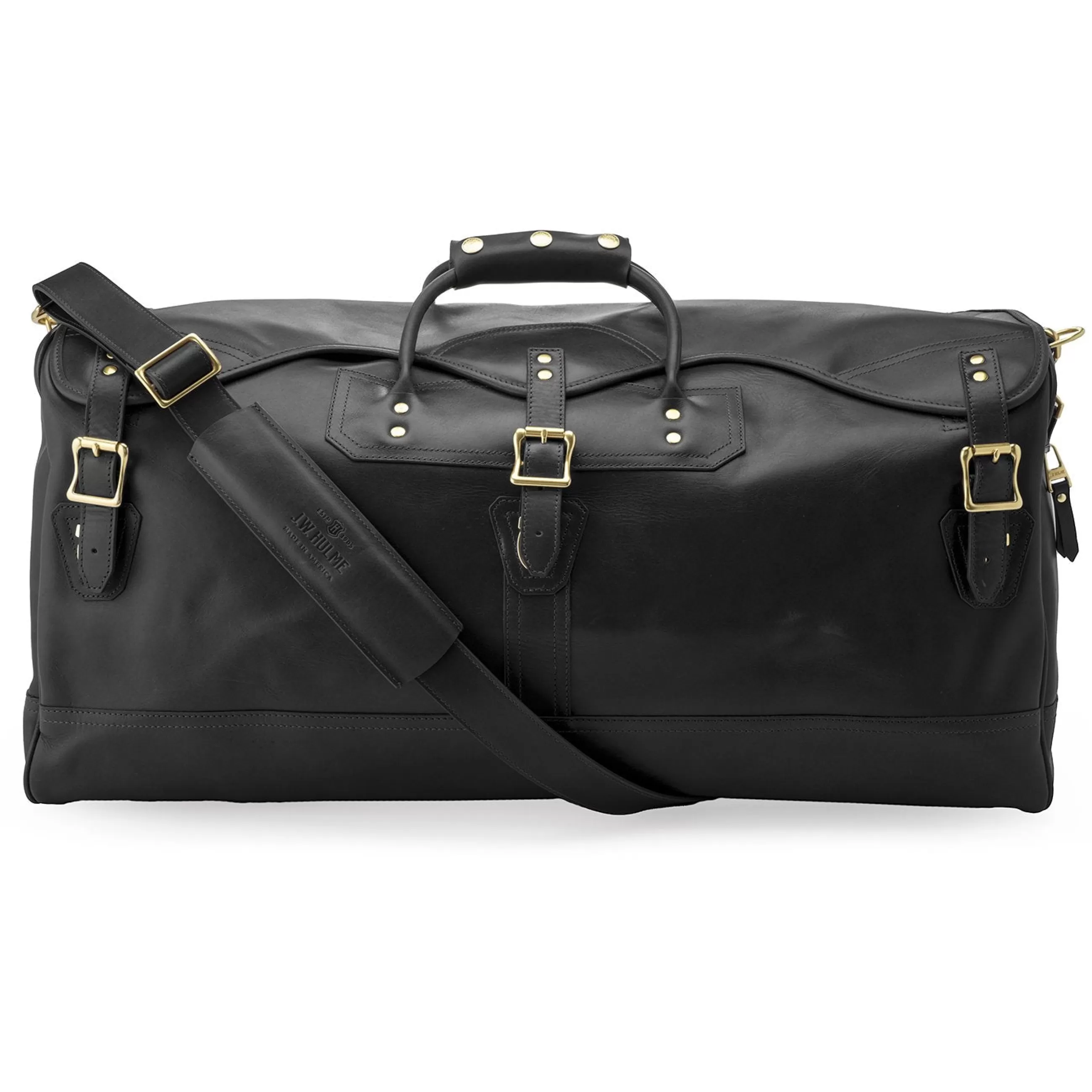 New J. W. Hulme Co Classic Duffel Large Black Heritage