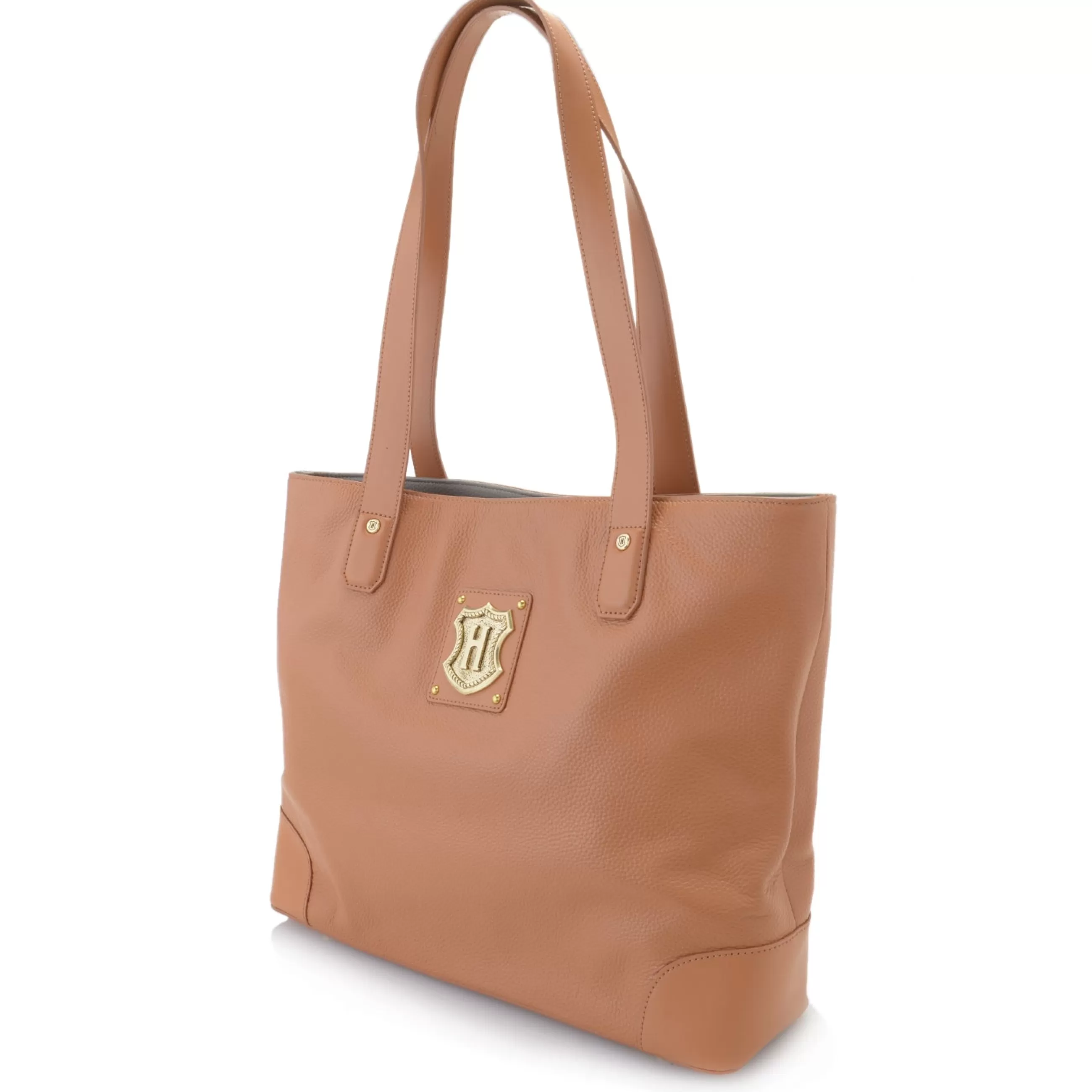 New J. W. Hulme Co Crest Leather Tote Bag