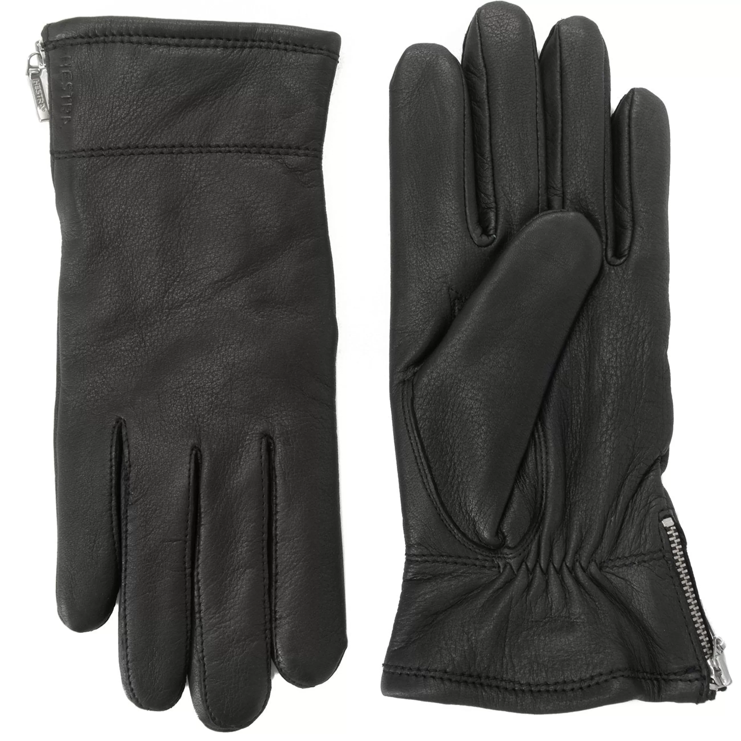 Cheap J. W. Hulme Co Hestra Charlene Deerskin Leather Zip Gloves